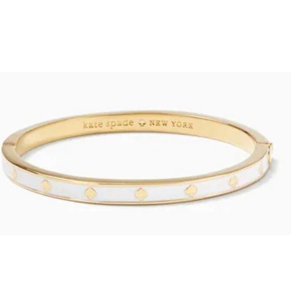 ***Kate Spade bracelet Brand New*** plated metal gold polished finish enamel